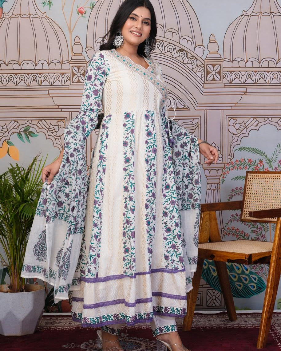 Limor Hand Made Abakrkali Design Suit