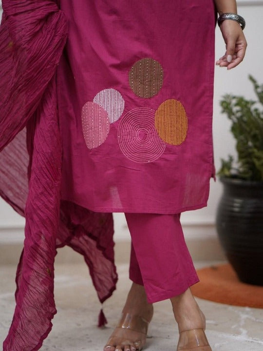 Natalie Embroidered Suit