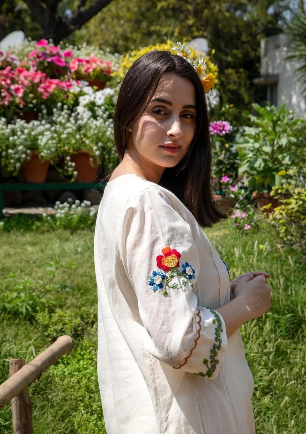 Cora Embroidered Suit